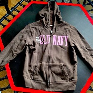Women’s Old Navy zip up hooded jacket Large